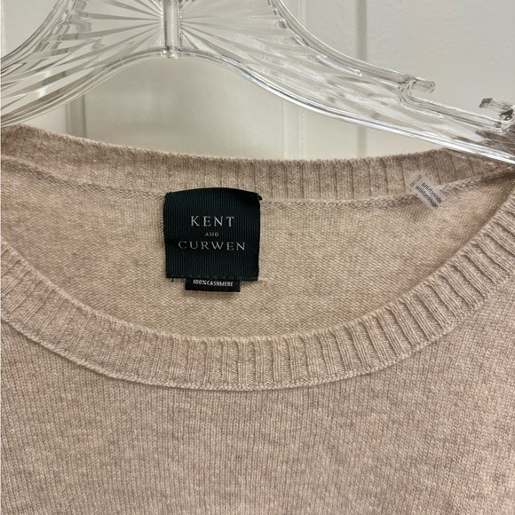 Beige Mens cashmere sweater - Picture 2 of 6